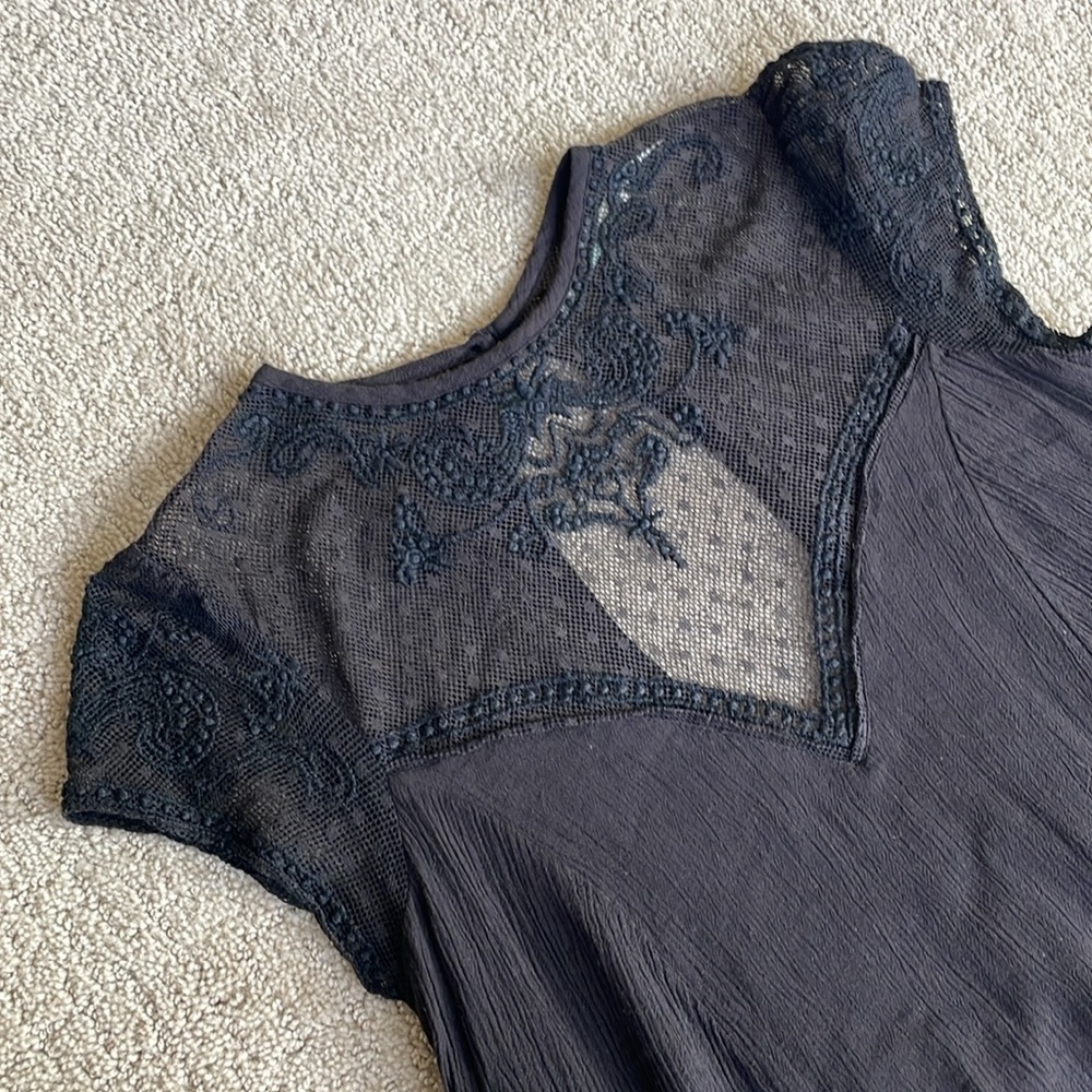 Urban Outfitters Kimchi Blue Black Lace Dress - Picture 5 of 10